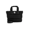 Moncler Mini Caradoc Black Polyamide Tote Bag In Black