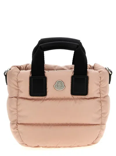 Moncler 'mini Caradoc' Handbag In Neutral