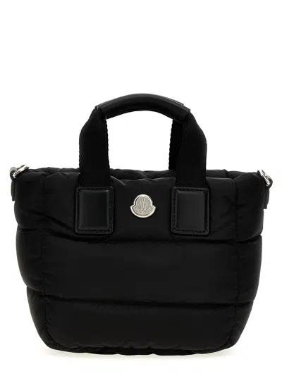 Moncler Mini Caradoc Handbag In Black