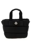 Moncler Borsa A Mano Caradoc Mini In Tessuto Nero Donna In Black
