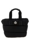 Moncler Borsa A Mano Caradoc Mini In Tessuto Nero Donna In Black