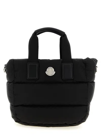 Moncler Mini Caradoc Handbag In Black