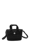 Moncler Borsa A Mano Caradoc Mini In Tessuto Nero Donna