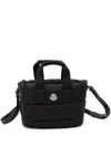 Moncler Borsa A Mano Caradoc Mini In Tessuto Nero Donna