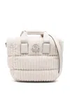 Moncler Mini Caradoc Tote Bag In 20n - Cream