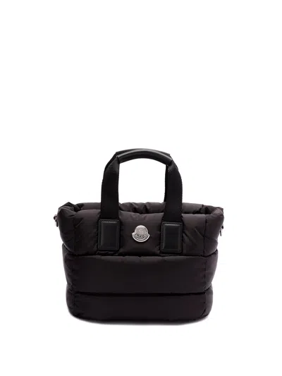 Moncler Mini `caradoc Tote Bag In Black  