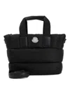 Moncler Mini Caradoc Tote Bag In Black