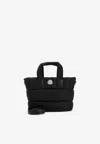 Moncler Mini Caradoc Tote Bag In Black