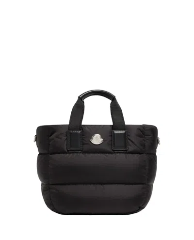 Moncler Mini Caradoc Tote Bag In Black