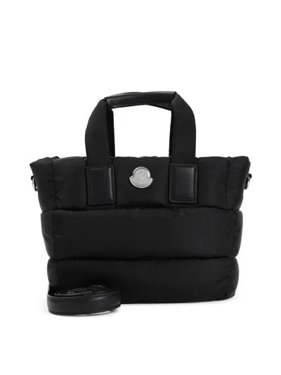 Moncler Mini Caradoc Tote Bag In Black