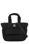 Moncler Mini Caradoc Tote Bag In Nero