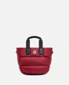 Moncler Caradoc Water-repellent Mini Tote Bag In Red