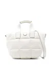 Moncler Mini Caradoc Shopper In Weiss