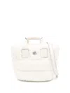 Moncler Mini Caradoc Tote Bag In White