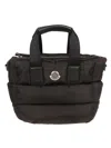 Moncler Mini Caradoc Tote In Black