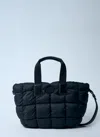 Moncler Waterproof Mini Caradoc Tote Bag In Black