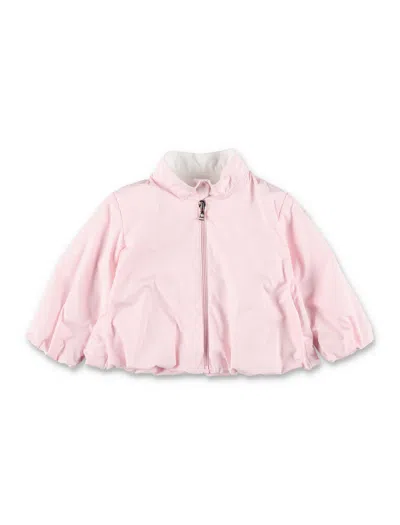 Moncler Mini Charming Balloon Jacket In Pink