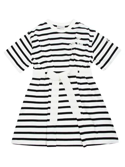 Moncler Mini Chic Dress For Kids - Ss26 Collection In Multi