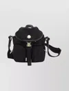 Moncler Mini Crossbody Bag Adjustable Strap In Black