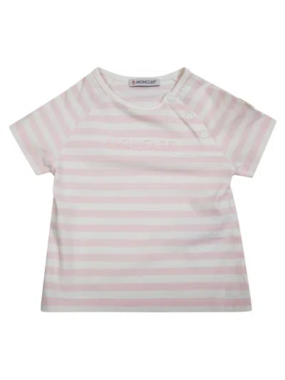 Moncler Mini Cutaway Sleeve T-shirt In Multi