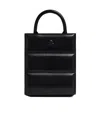 MONCLER DOUDOUNE LEATHER MINI TOTE BAG