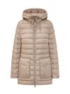 Moncler Mini Down Jacket In Brown