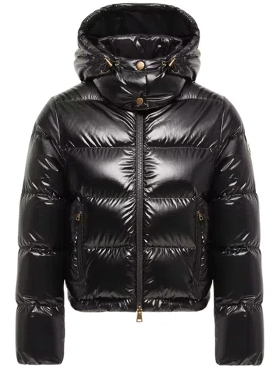 Moncler Mini Down-filled Coat With Adjustable Hood - Size 0 In Multi