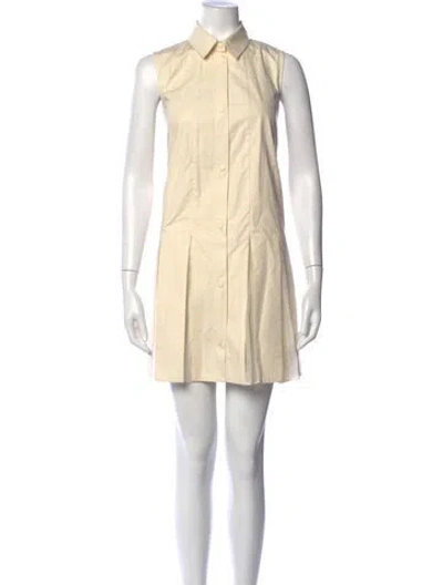 Pre-owned Moncler Mini Dress W/ Tags In Brown