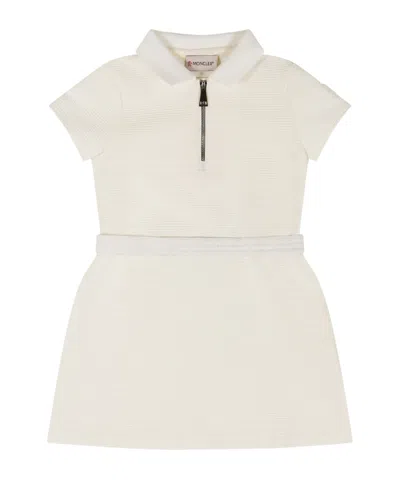 Moncler Kids' Mini Dress In Neutral