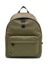Moncler Pierrick Backpack Front Pocket Adjustable Straps Handle In Green