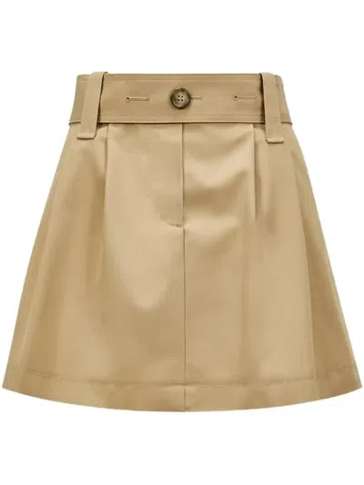 MONCLER MINI GABARDINE SKIRT