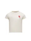 Moncler "mini Heart" Logo T-shirt In Pattern