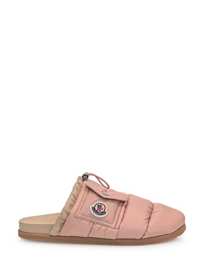 Moncler Mini Imbottita Sandals In Pink