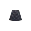 Moncler Navy Blue Diamond-quilted Mini Skirt