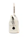 MONCLER MINI LOGO-PATCH BUCKET BAG