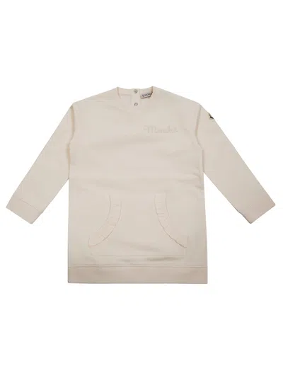 Moncler Mini Logo T-shirt Dress In Multi