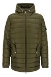 Moncler Mini Micro Ripstop Lined Coat With Adjustable Hood In Multi