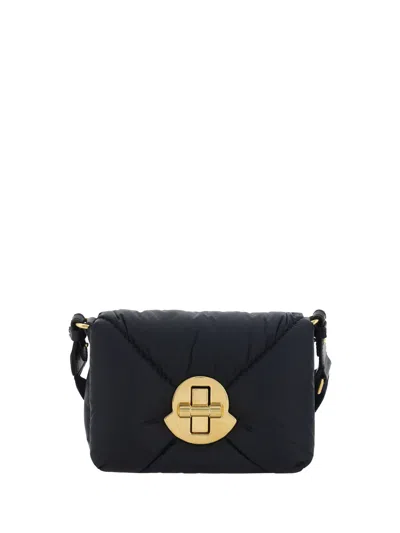 Moncler Mini Puf Crossbody Bag In Black