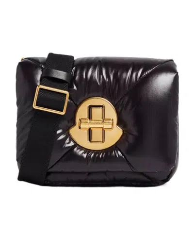 MONCLER MONCLER PUF TWIST-LOCK MINI CROSSBODY BAG