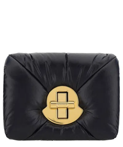 Moncler Mini Puff Shoulder Bag In Black