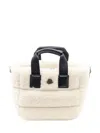 Moncler Mini Quilted Handbag With Strap In White