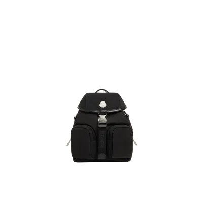 Moncler Mini Trick Water-repellent Crossbody Bag Black In Noir