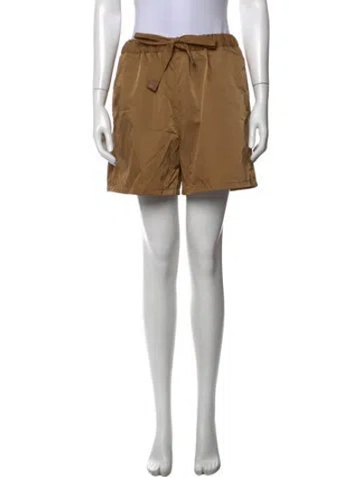 Pre-owned Moncler Mini Shorts In Brown