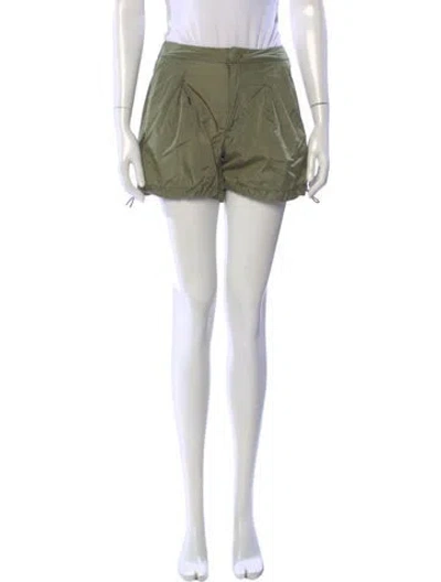 Pre-owned Moncler Mini Shorts In Green