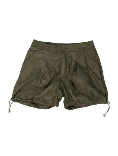 Pre-owned Moncler Mini Shorts In Green