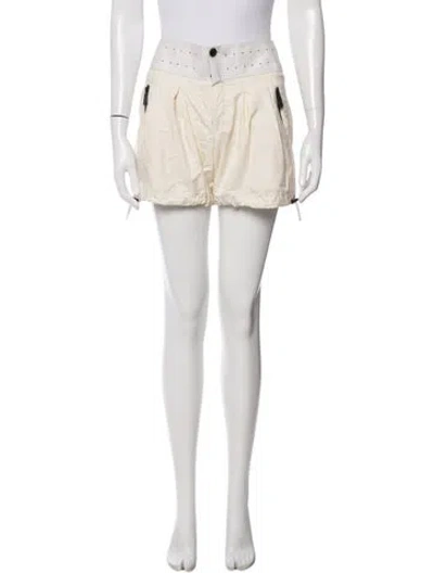 Pre-owned Moncler Mini Shorts In Neutral