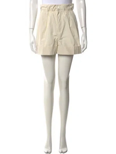 Pre-owned Moncler Mini Shorts In Neutrals