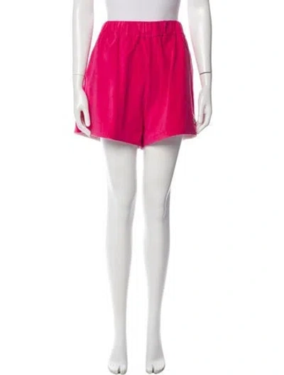 Pre-owned Moncler Mini Shorts In Pink