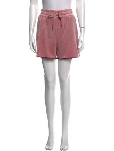Pre-owned Moncler Mini Shorts In Pink