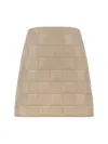 Moncler Logo-patch Quilted Miniskirt In 239